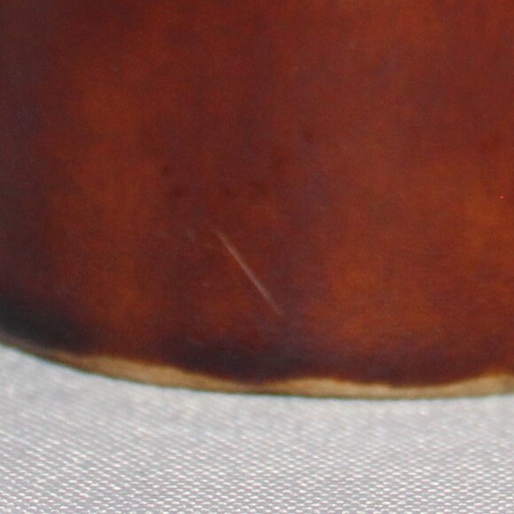 Vintage Hull Pottery Brown Drip Mug - Picture 9 of 9